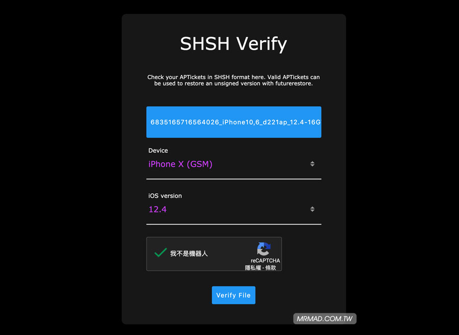 如何验证 SHSH 是否有效