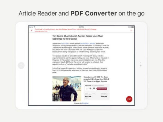[限免]透過iPhone也能快速將網頁轉換成PDF工具InstaWeb: Web to PDF Converter, Article ...