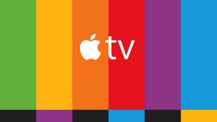 Apple TV colored screen