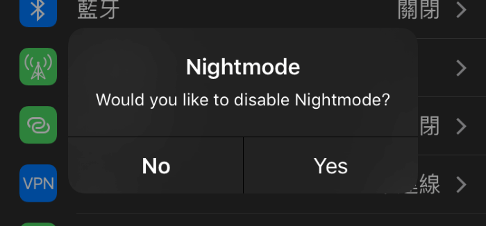 nightmode9 cydia 11
