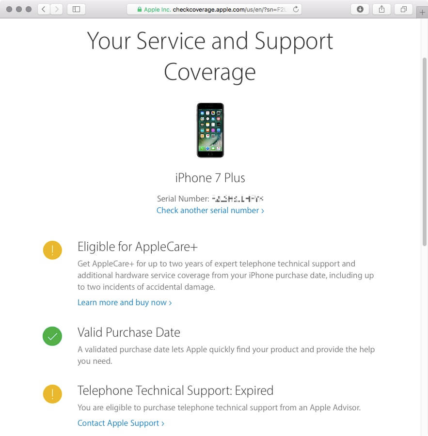 iphone applecare bought up to 12 months