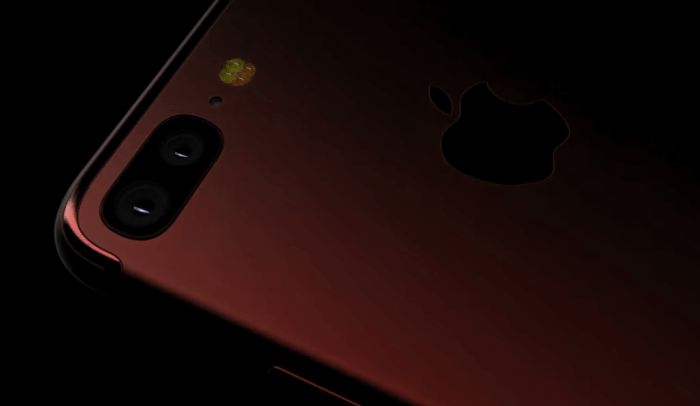 red IPhone 8 Edge concept