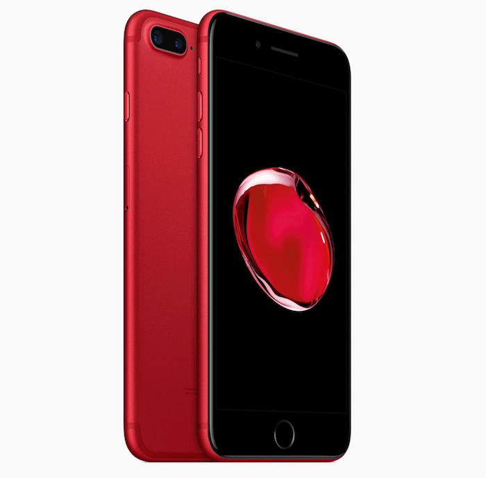 red iphone 7 unboxing 1