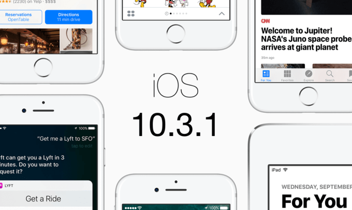iOS 10.3.1 main