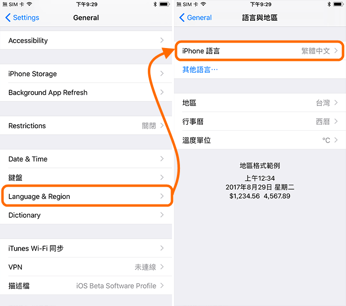 iOS 11 beta3 error 2a