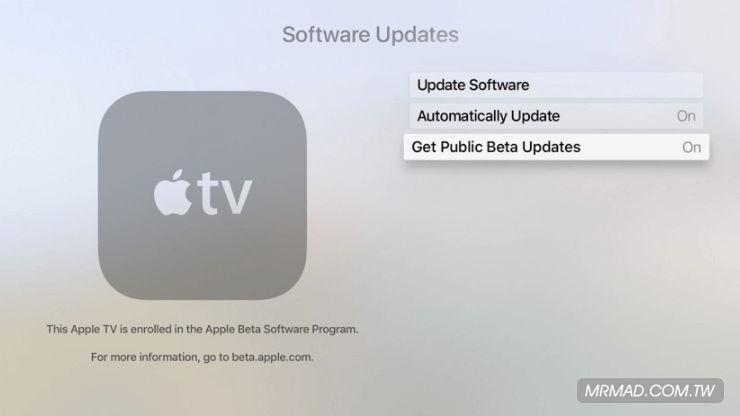 install tvos public beta apple tv 1a