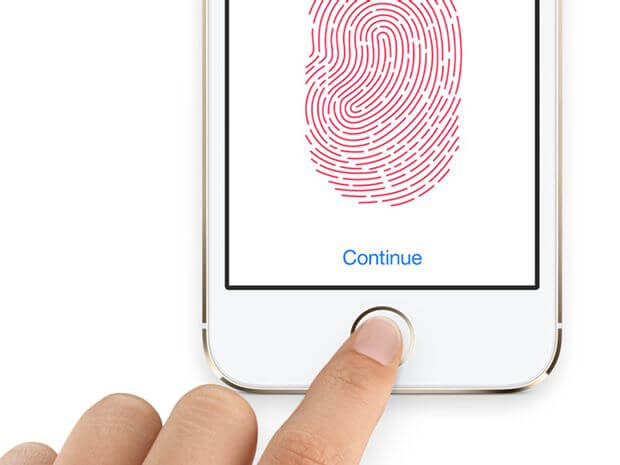 apple touch id finger