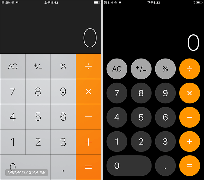 免升級 iOS 11 靠 CalculatorXI 也能夠實現 iOS 11 時鐘風格