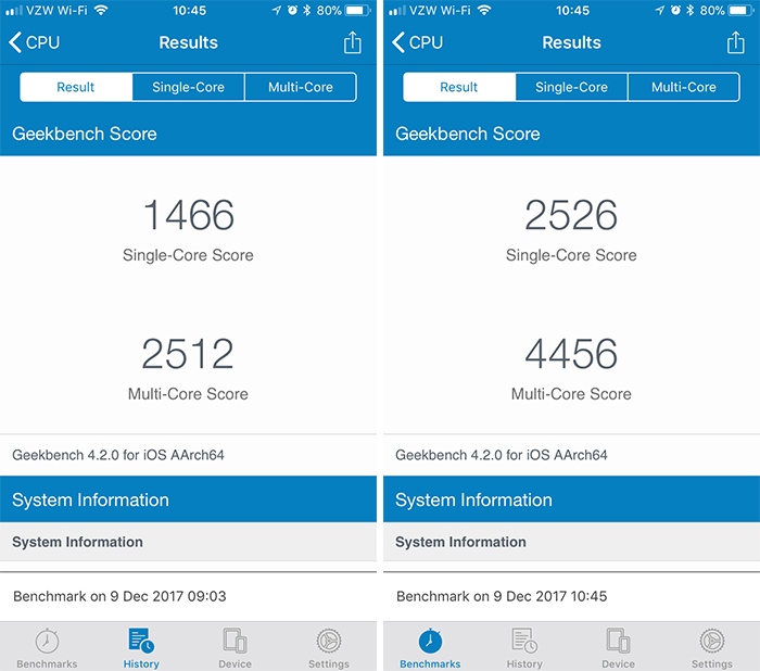 iphone 6 and 6s slow down replacement battery 1