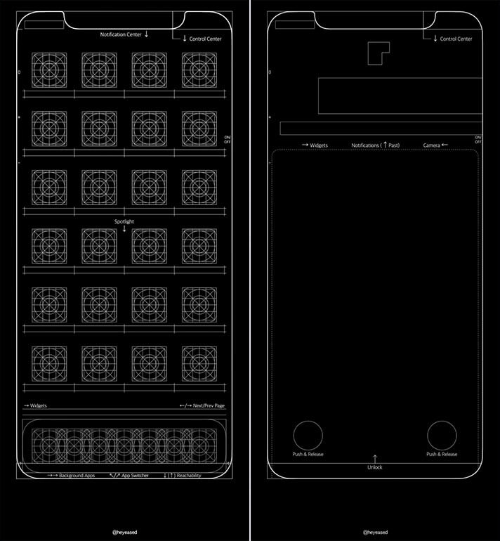 silver blueprint wallpaper iPhone X