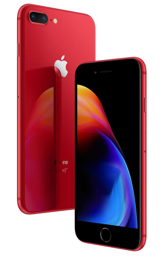 蘋果正式推出紅色 iPhone 8 和iPhone 8 Plus（PRODUCT）RED 特別版