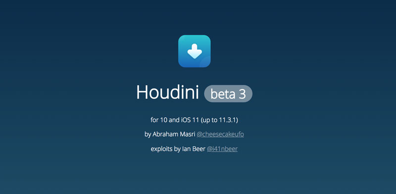 Houdini 模擬越獄工具搶先支援 iOS 11.3.1