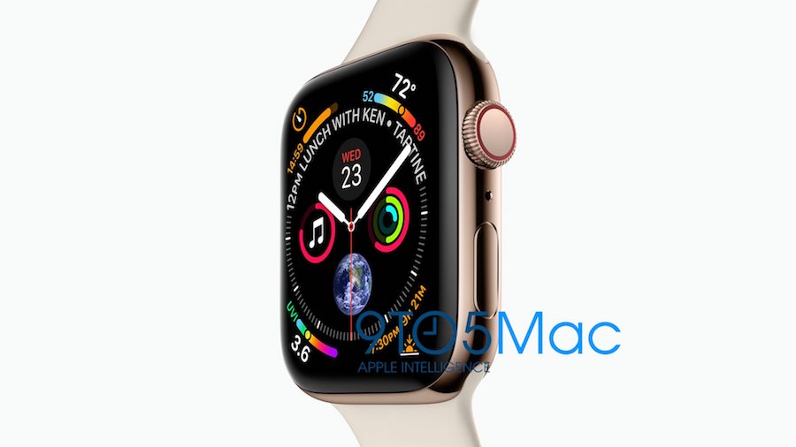 Apple Watch Series 4 官方宣傳圖曝光！會有更大螢幕和新錶盤