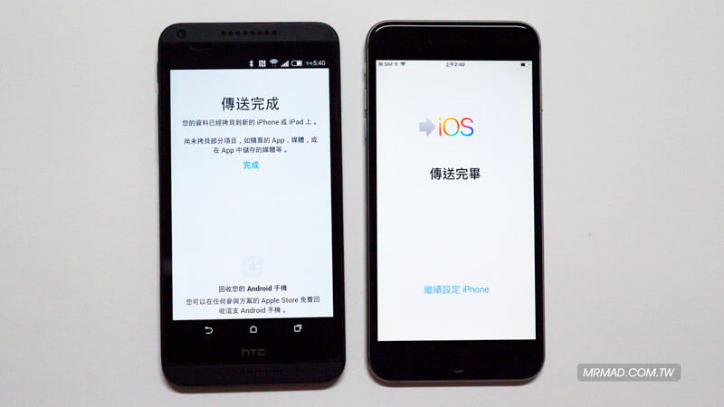 android move to ios 8