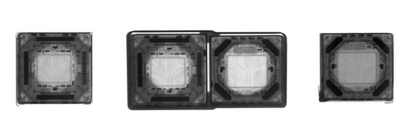 iPhone XS雙鏡頭模組X光照