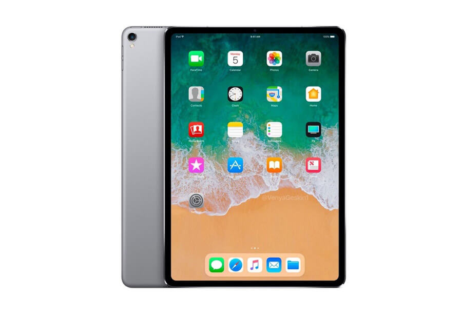 2018 iPad Pro規格曝光：USB-C輸出4K、無瀏海Face ID及支援Apple Pencil 2