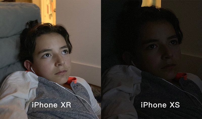 xr vs xs low light portrait