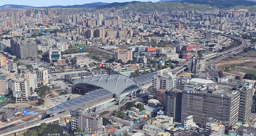 Google地圖加入台灣3D城市建築衛星影像，導覽模擬城市來了！
