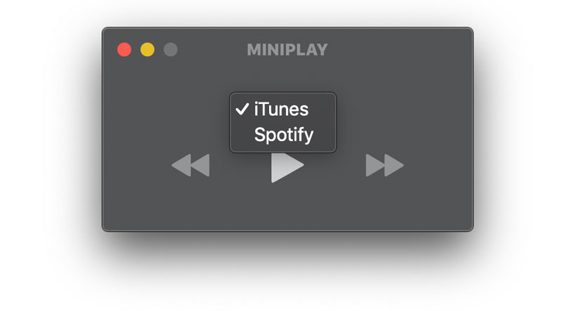 MiniPlay for Spotify & iTunes 迷你化播放器教學