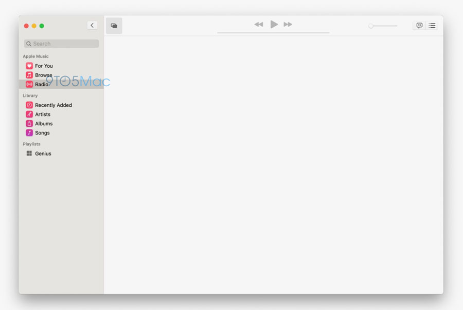 macOS 10.15音樂app