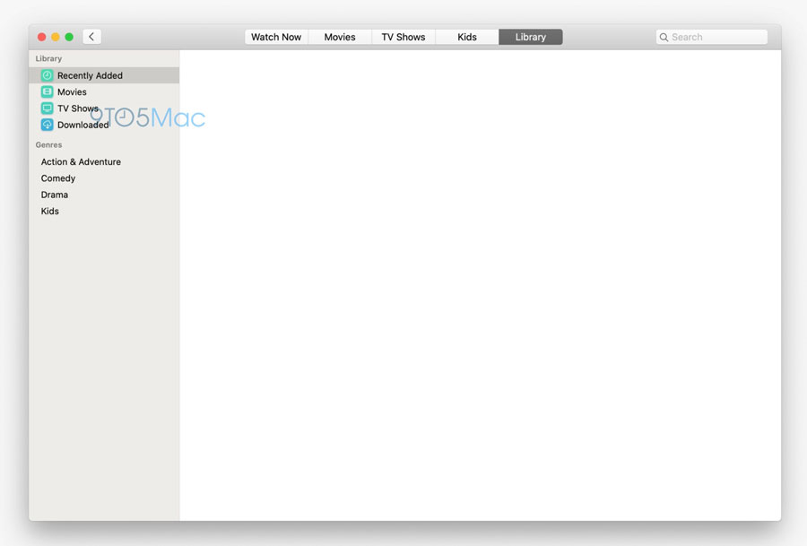 macOS 10.15電視app
