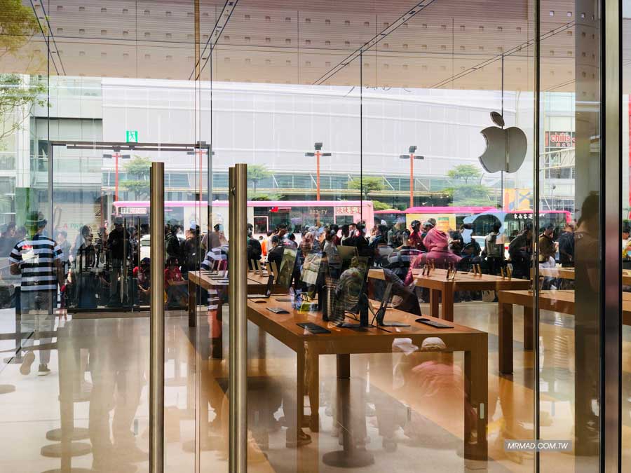 Apple 信義A13 蘋果直營店開幕活動紀錄，非常適合體驗蘋果自然空間4