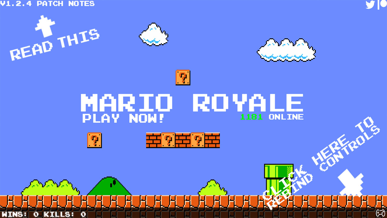 免費網頁版瑪莉歐遊戲「Mario Royale」可同時線上 75 人進行競速闖關