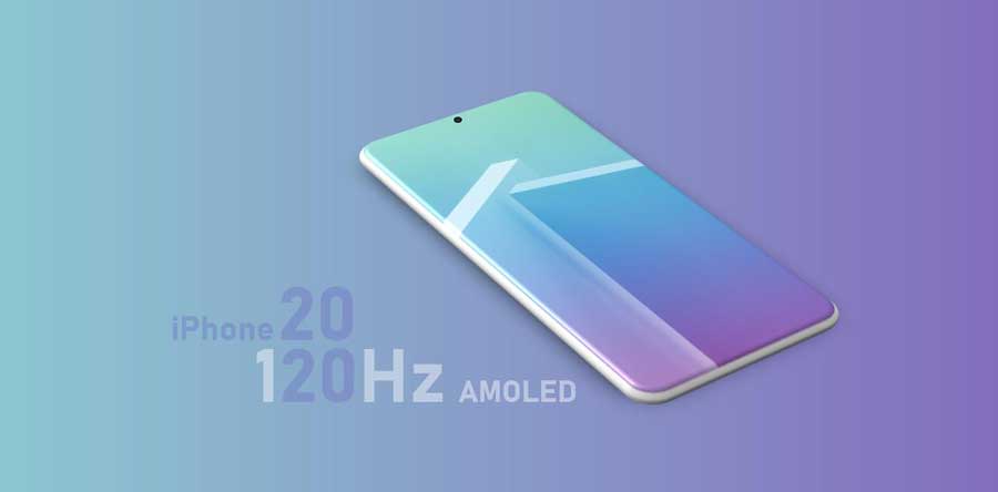 2020 iphone will be equipped with 120hz update rate