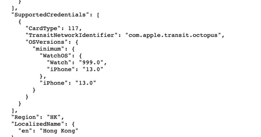  iOS 13 beta 中發現的 code
