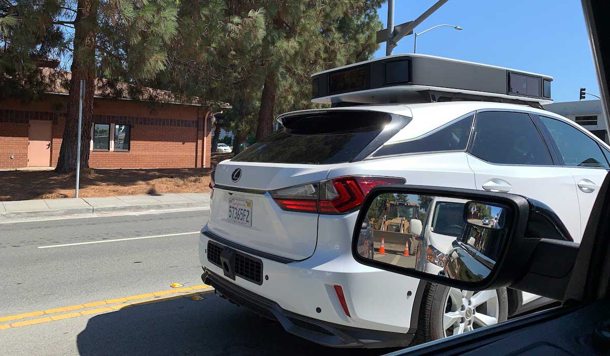 Apple Autonomous Car 201909