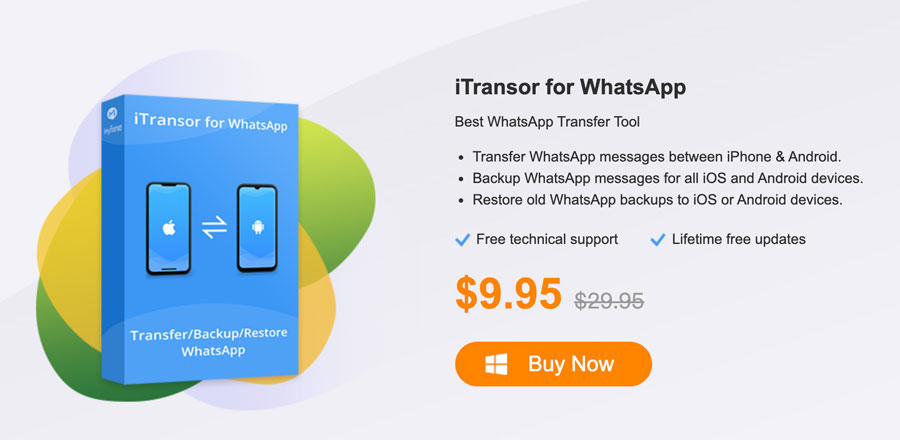 WhatsApp 備份工具iTransor for WhatsApp超優惠價格