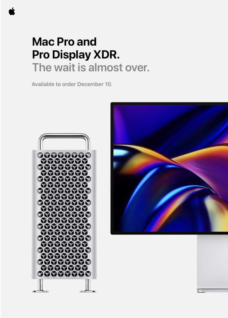 mac pro and pro display xdr available in december 1