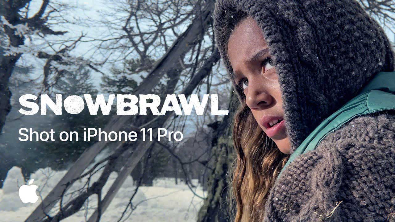 snowbrawl shot on iphone 11 pro