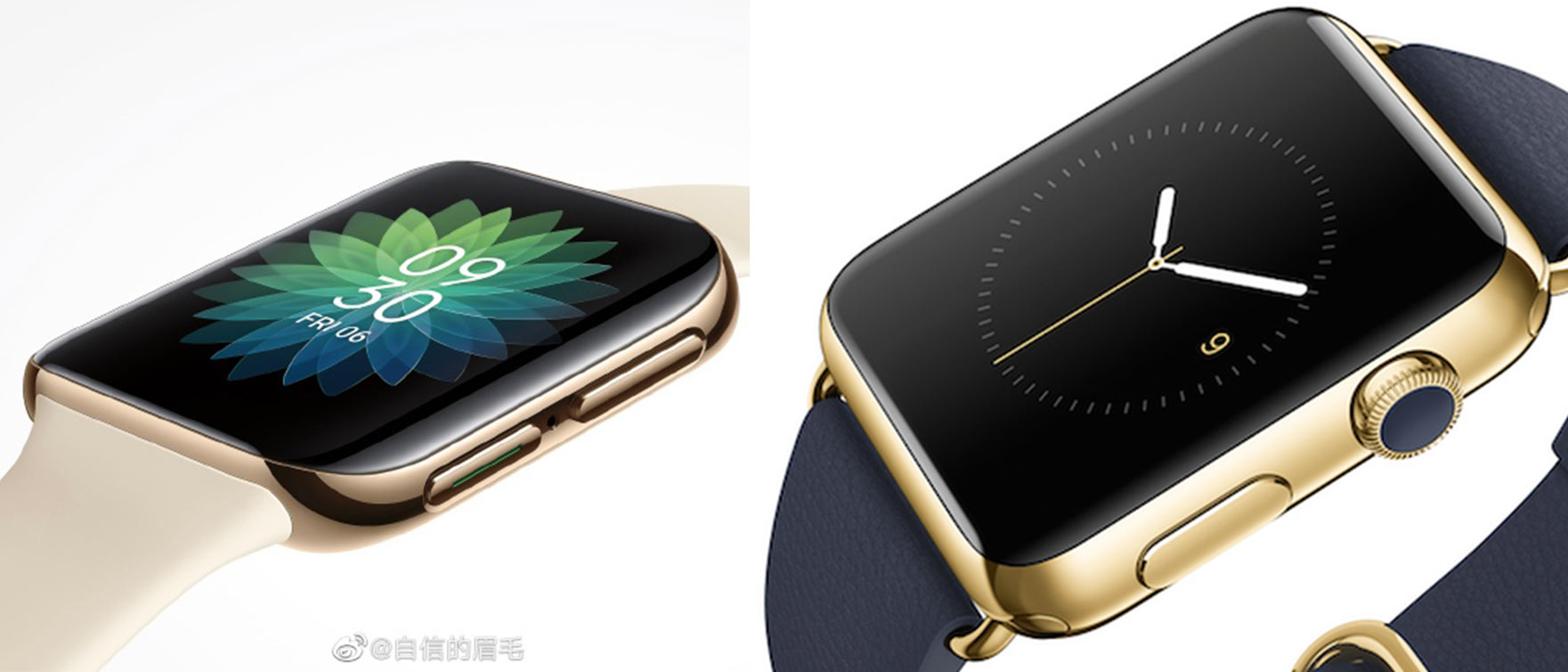 OPPO 將推出智慧手錶，抄襲 Apple Watch 外型設計？2