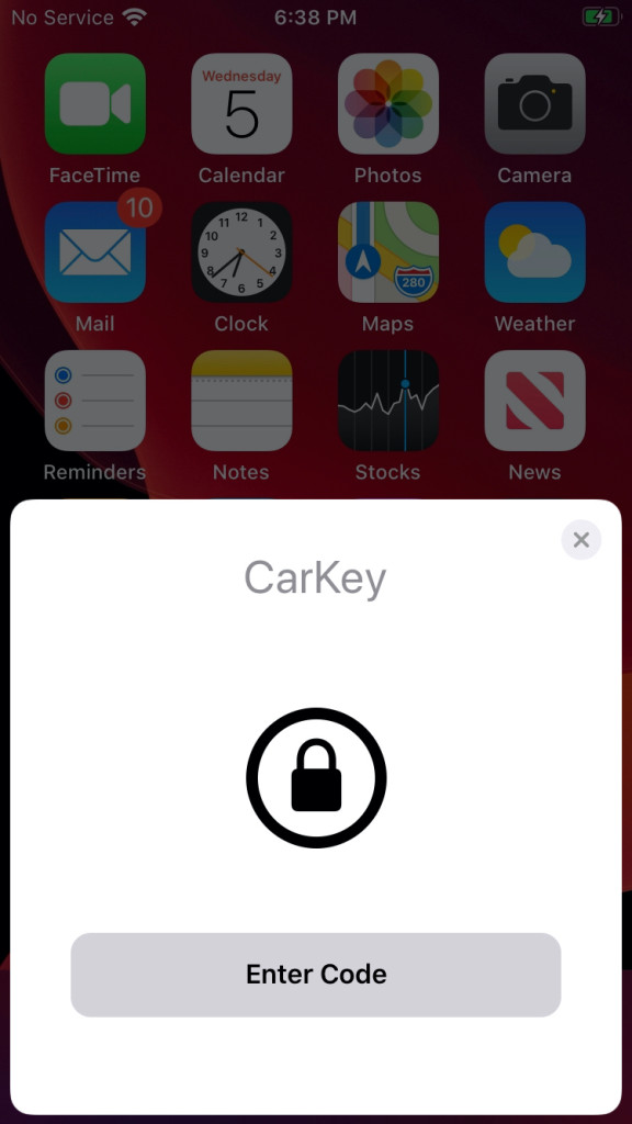 iOS 13.4 CarKey功能