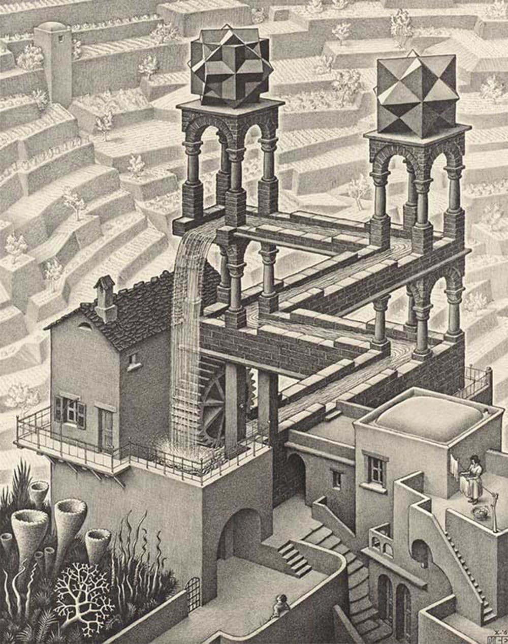Maurits Cornelis Escher 藝術家作品（來源網路）