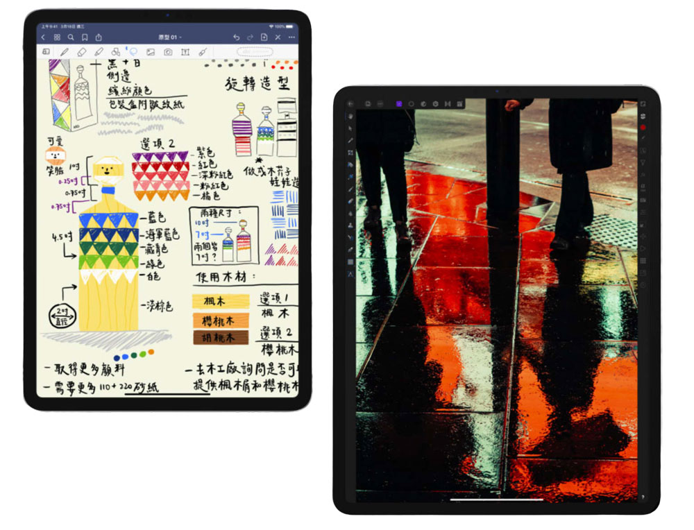 iPad pro 11 inch and 12 inch