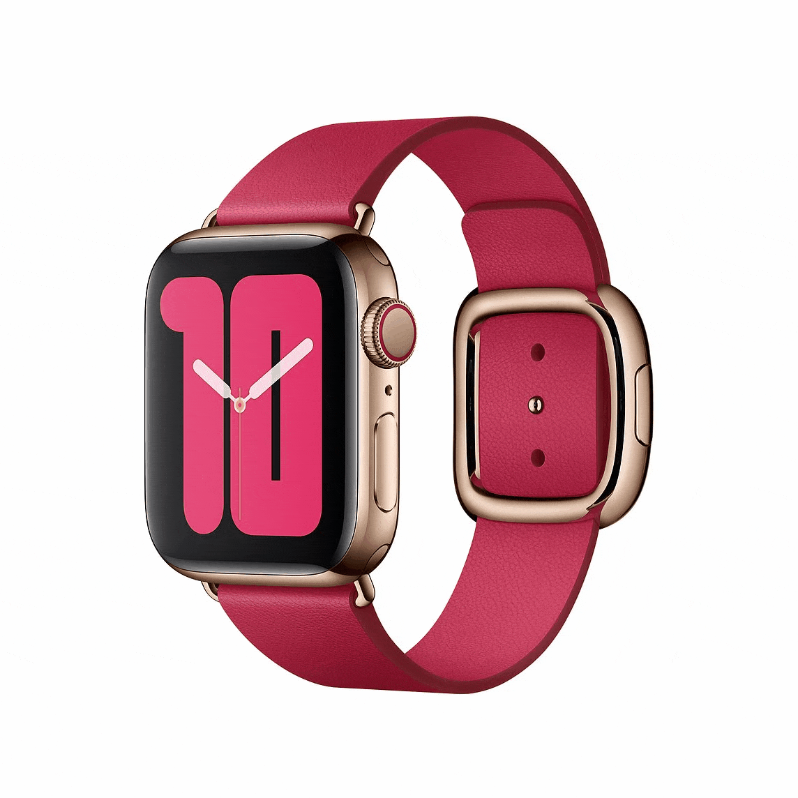 Apple Watch 皮革錶環、時尚環扣錶帶