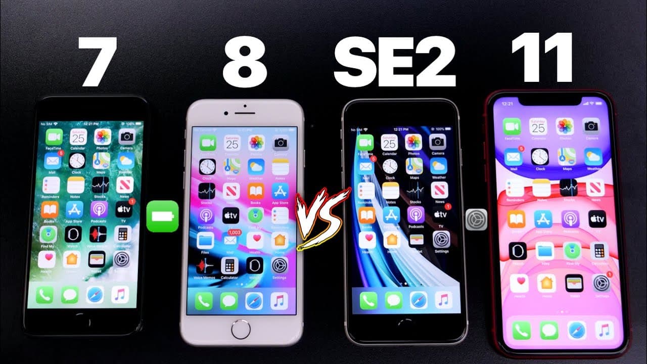 2020 iPhone SE2電池續航力比 iPhone8 好嗎？實測影片告訴你