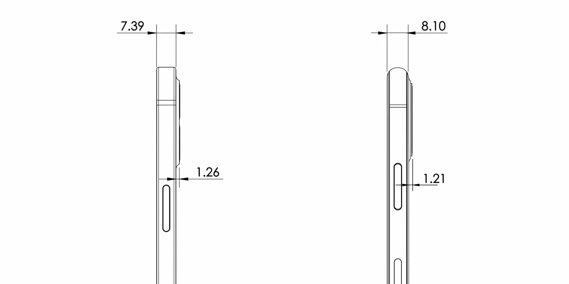 iPhone12 Pro Max Design Thickness 2