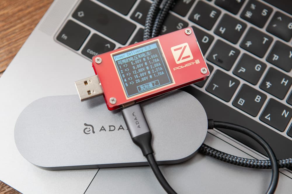 USB-C 3.0快充、充電測試