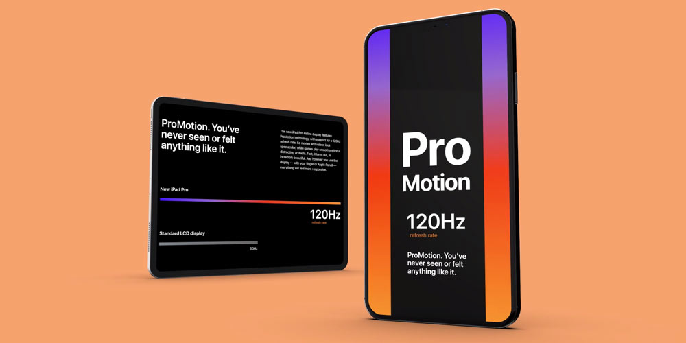 iPhone 12 Pro 搭載120Hz ProMotion 自動適應更新率技術