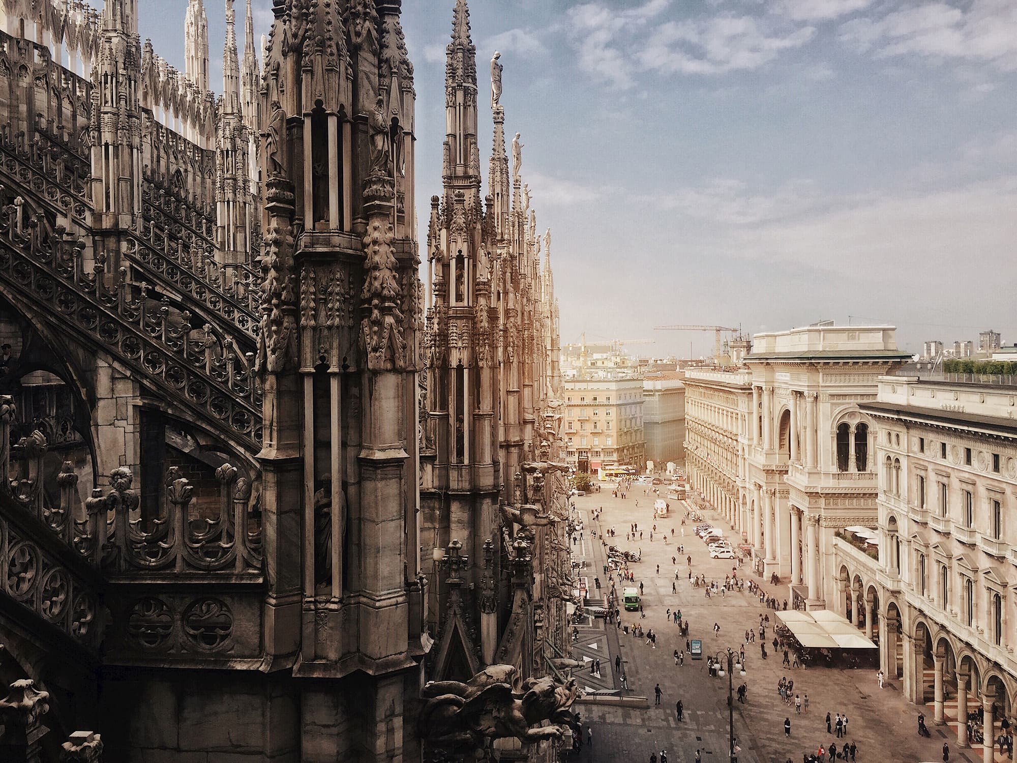 林海印拍攝主題為義大利米蘭主教座堂（Duomo di Milano）