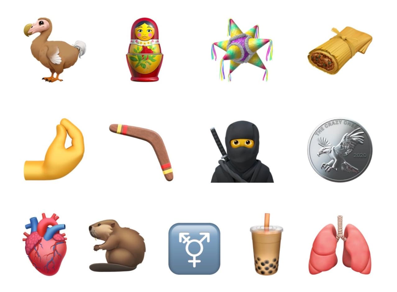 統一碼聯盟公布 2020 全新 Emoji 表情符號6