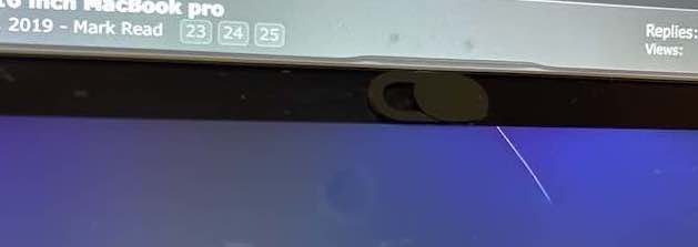 MacBook Pro鏡頭保護蓋畫面