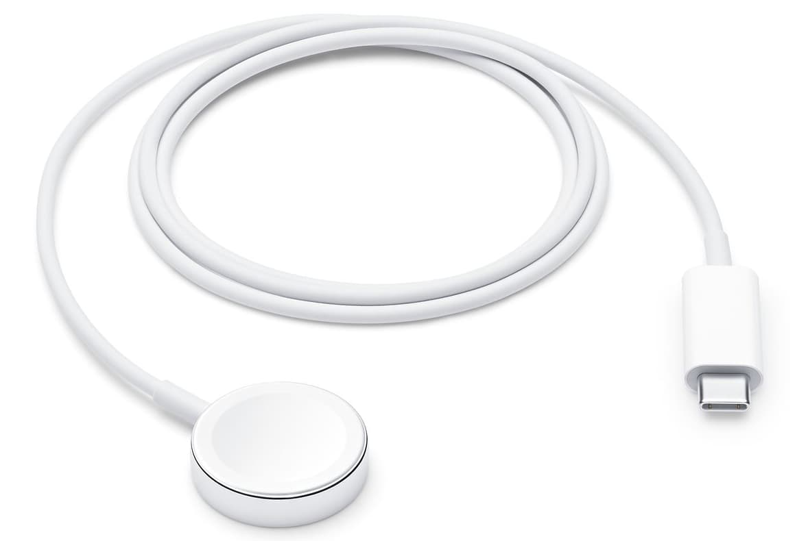 Apple Watch magnetic charger to USB C cable