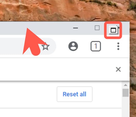 Chrome工具列按鈕偏小、分頁不好點？教你開啟老人模式4