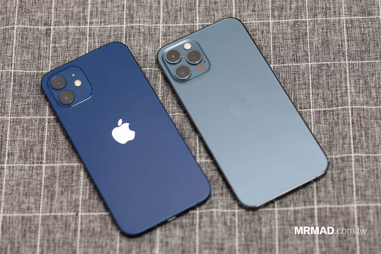 iPhone 12藍色和iPhone 12 Pro太平洋藍色