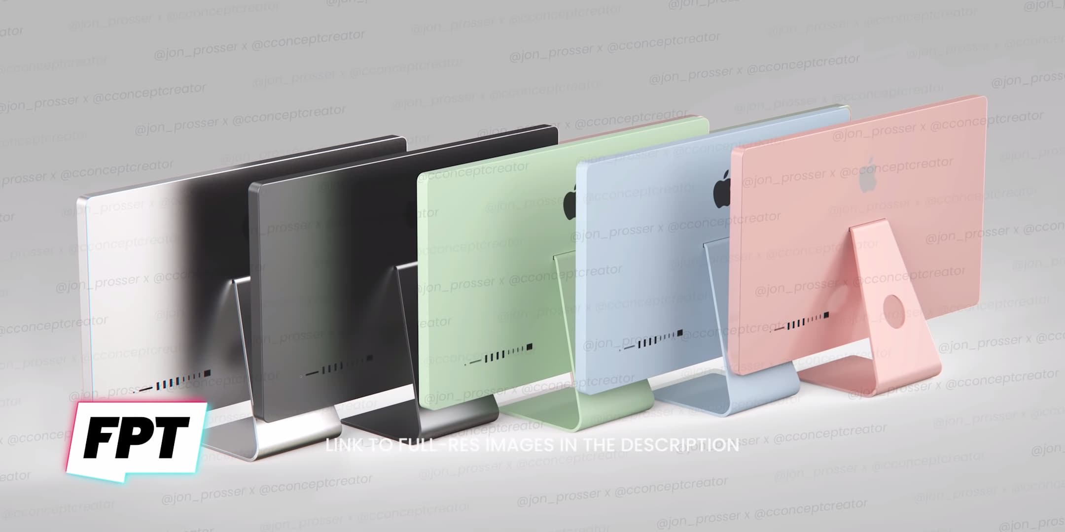 蘋果 2021 iMac 外觀首度曝光，有5種顏色類似 iPad Air