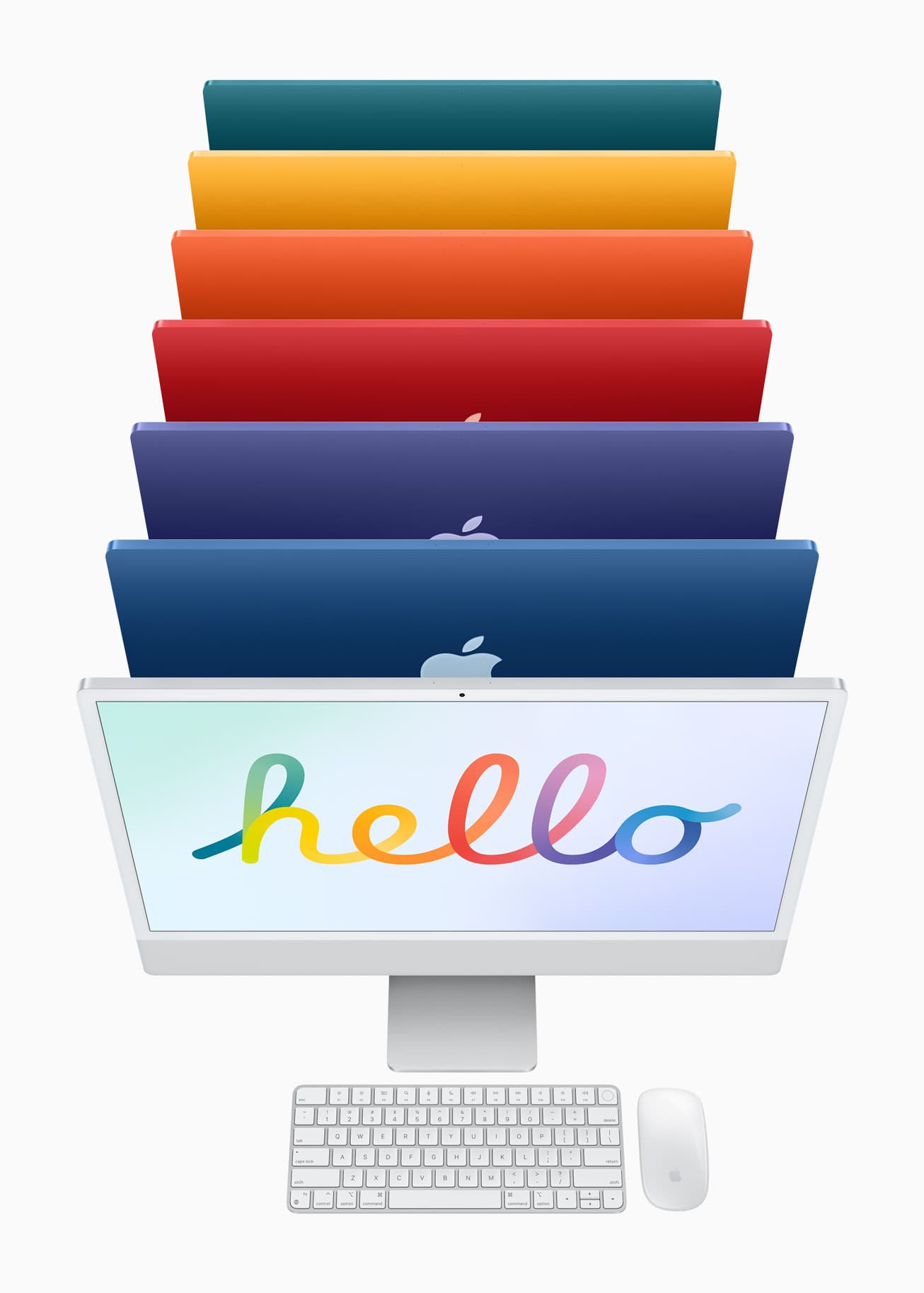 Imac 2021 Colors - Complete with a homescreen to match!